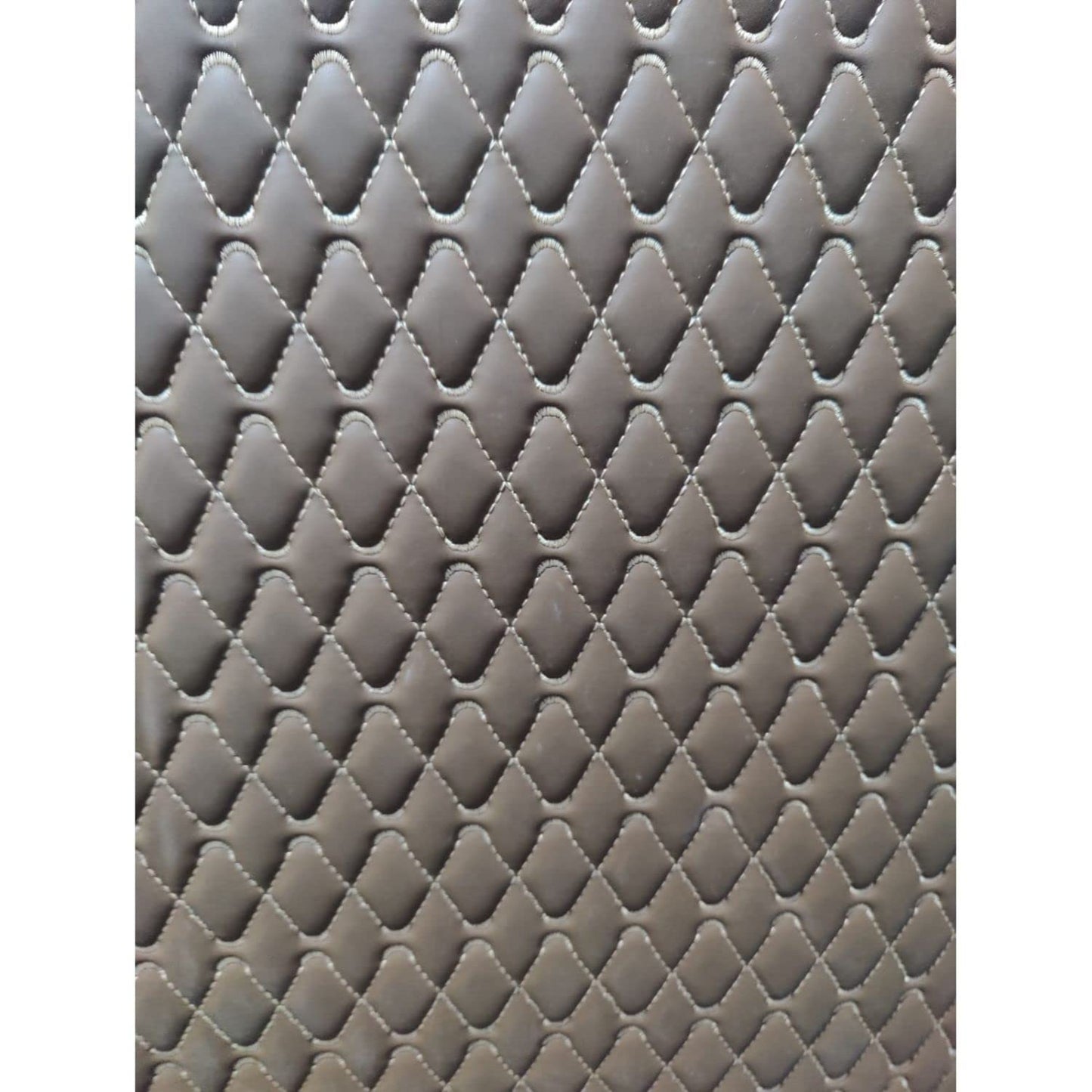 Coozo 7D Leather Grass Mat Custom Fitted Car Mats Compatible with Mahindra Scorpio 2019 7 Seater Black