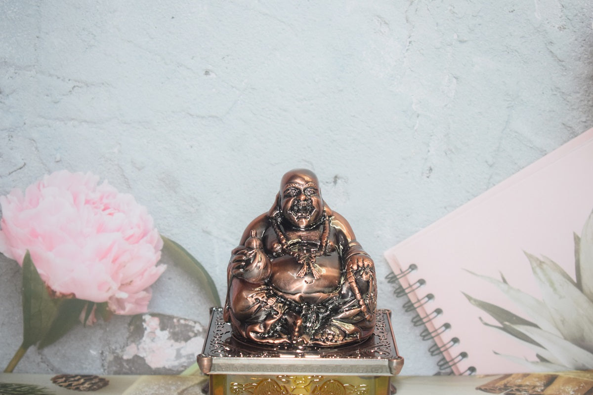 Luxury Laughing Buddha Car Dashboard Perfume