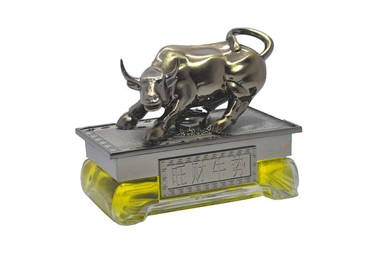 Indian Mega Mart Bull Shaped Car Dashboard Perfume