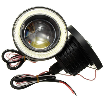 Angel Eye Original Universal Car Fog Lamp Full Metal with DRL Set of 2 Pcs